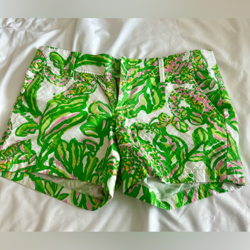 Lilly Pulitzer Sz 6 100% Cotton Callahan Short